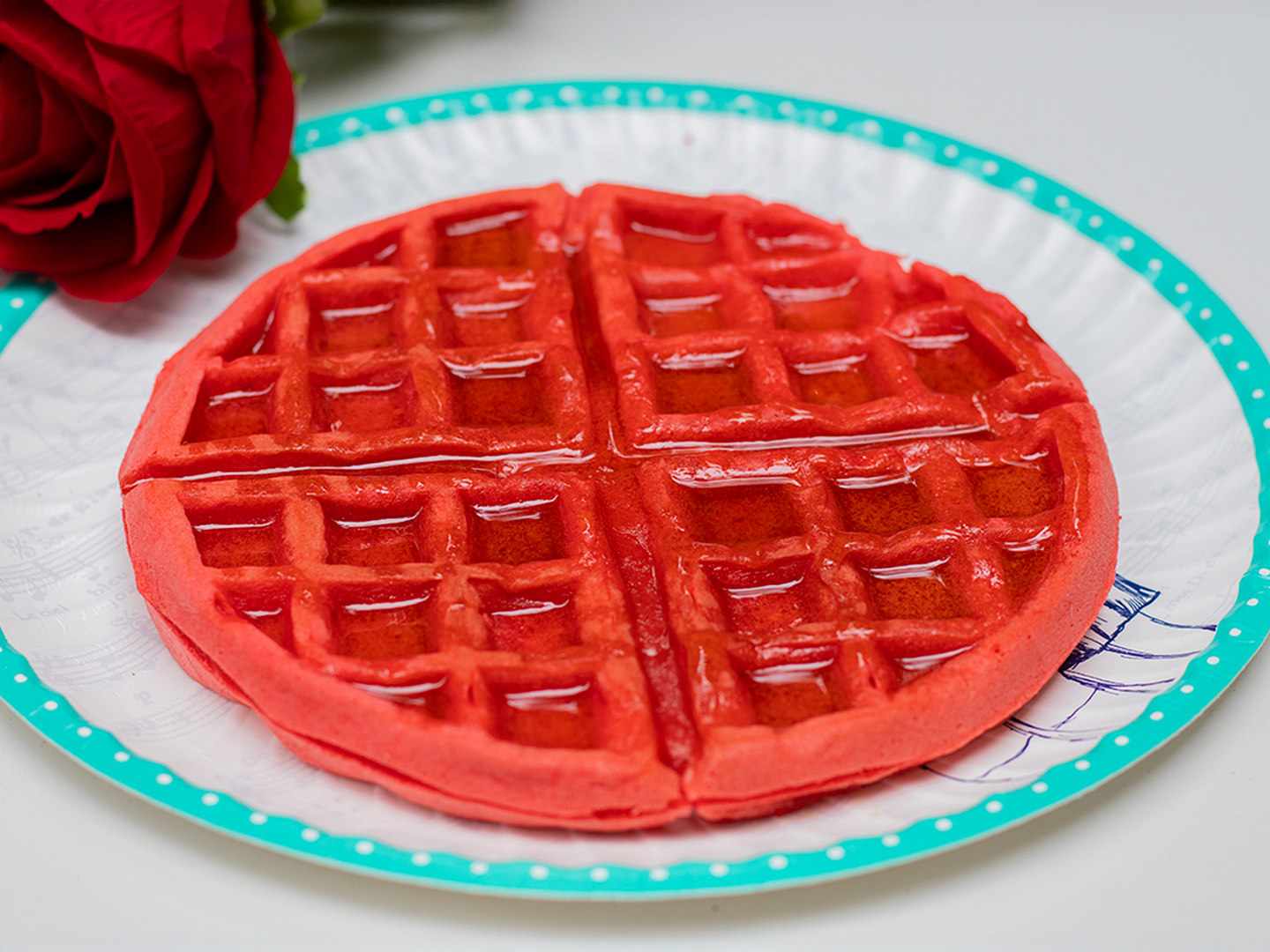 Waffle Con Miel