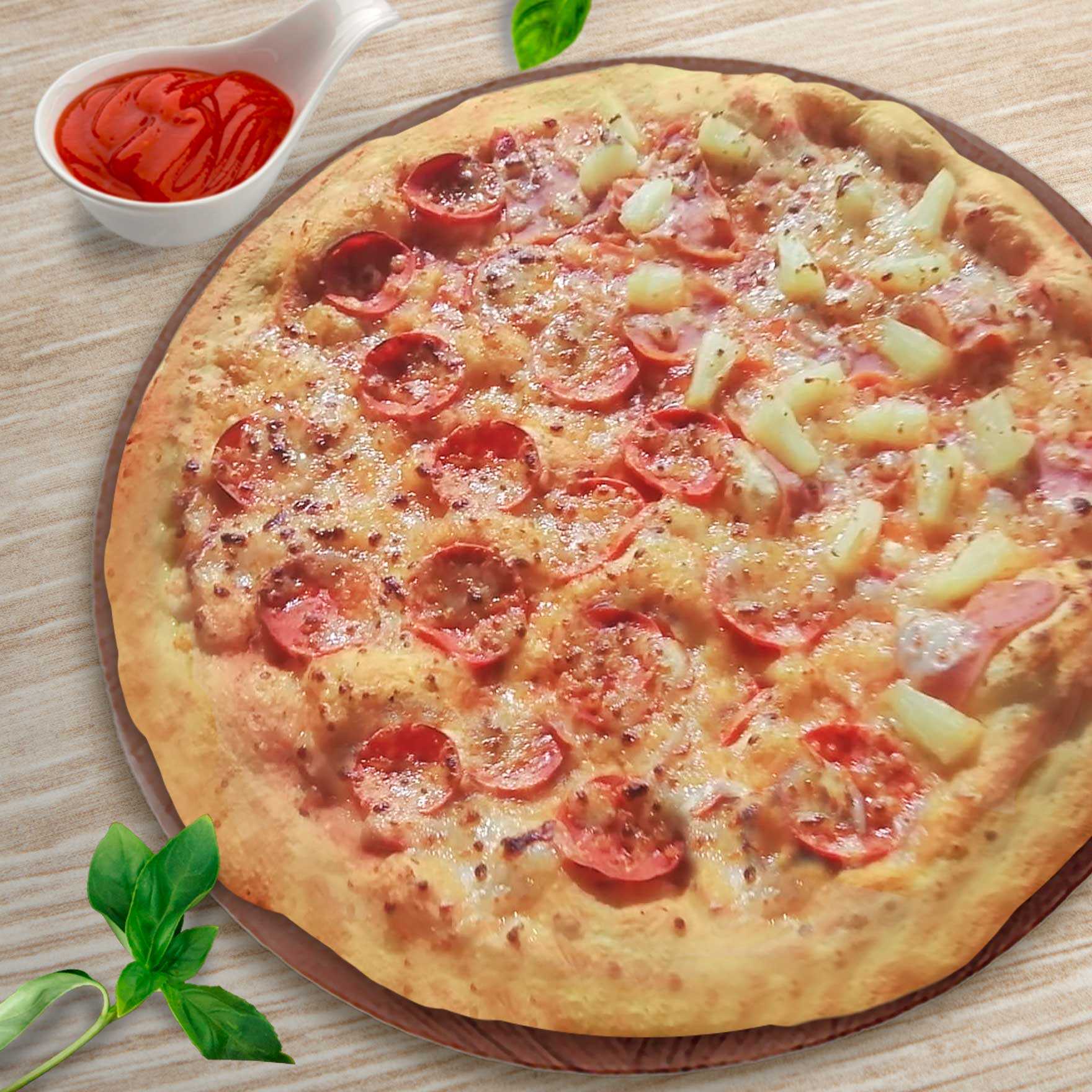 pizza Grande de peperoni