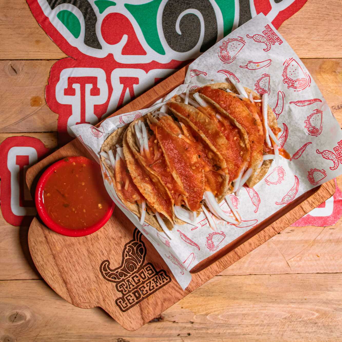 Orden de Tacos de Barbacoa.
