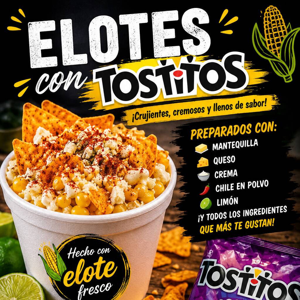 Charola Elote Chica