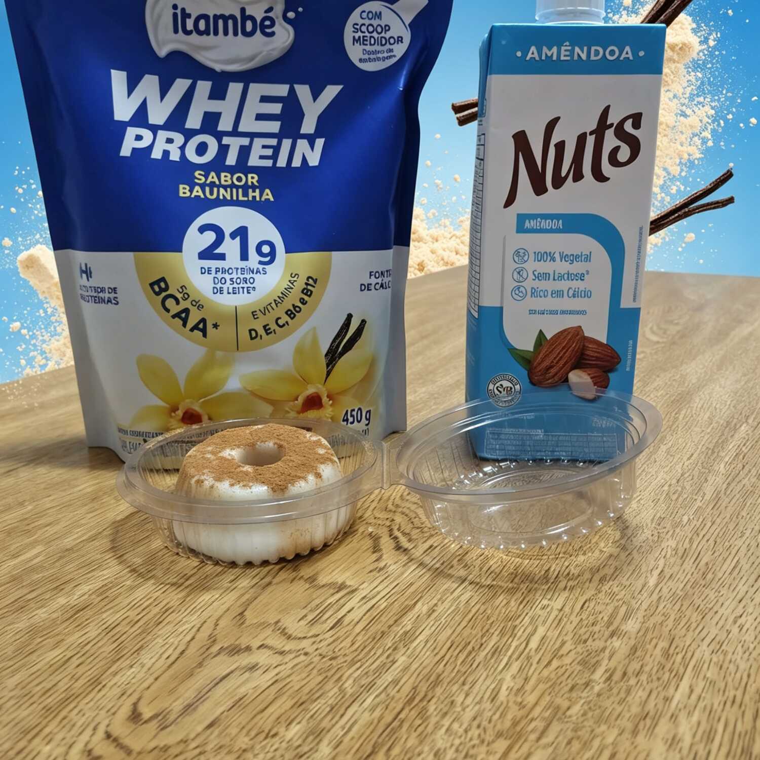 Pudim Whey Protein sabor de baunilha polvilhado com canela
Não vai ao forno e não contém ovos
Contém gelatina sem sabor
Sabor irresistível, proteína de verdade!
Chegou o pudim perfeito para quem quer cuidar da alimentação sem abrir mão da sobremesa.
Rico em proteínas
Cremoso e delicioso
Ideal para pré ou pós-treino
Menos culpa, mais sabor
Vitaminas: A, B, B5, B6, ,B9, B12, C, D E E Experimente o equilíbrio perfeito entre saúde e prazer em cada colherada!
Pudim Whey Protein "A sobremesa que acompanha seus resultados."
Faça seu pedido agora!
Cris Pudim Gourmet Sabores incríveis • Qualidade garantida • Feito com carinho
#Wheyprotein #Pudimfit #Sobremesaproteica #Vidasaudável #Crispudimgourmet #Fitness #Proteínacomsabor