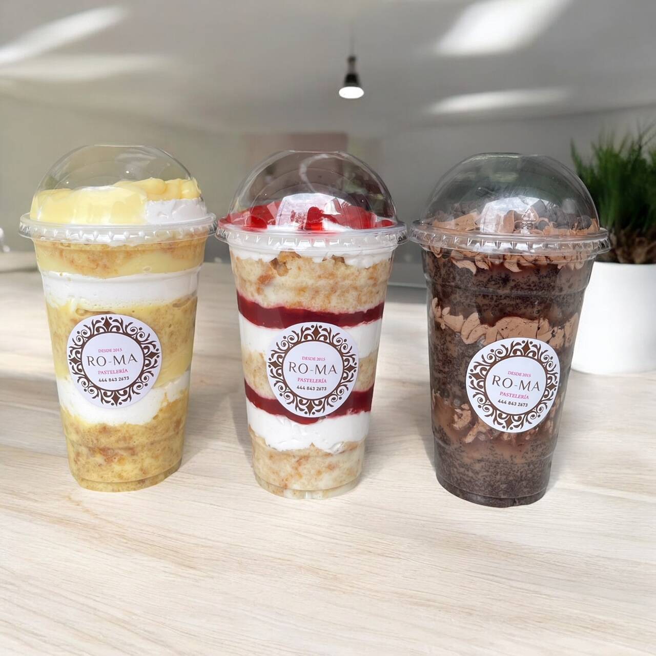 Pastel en Vaso Chocolate
