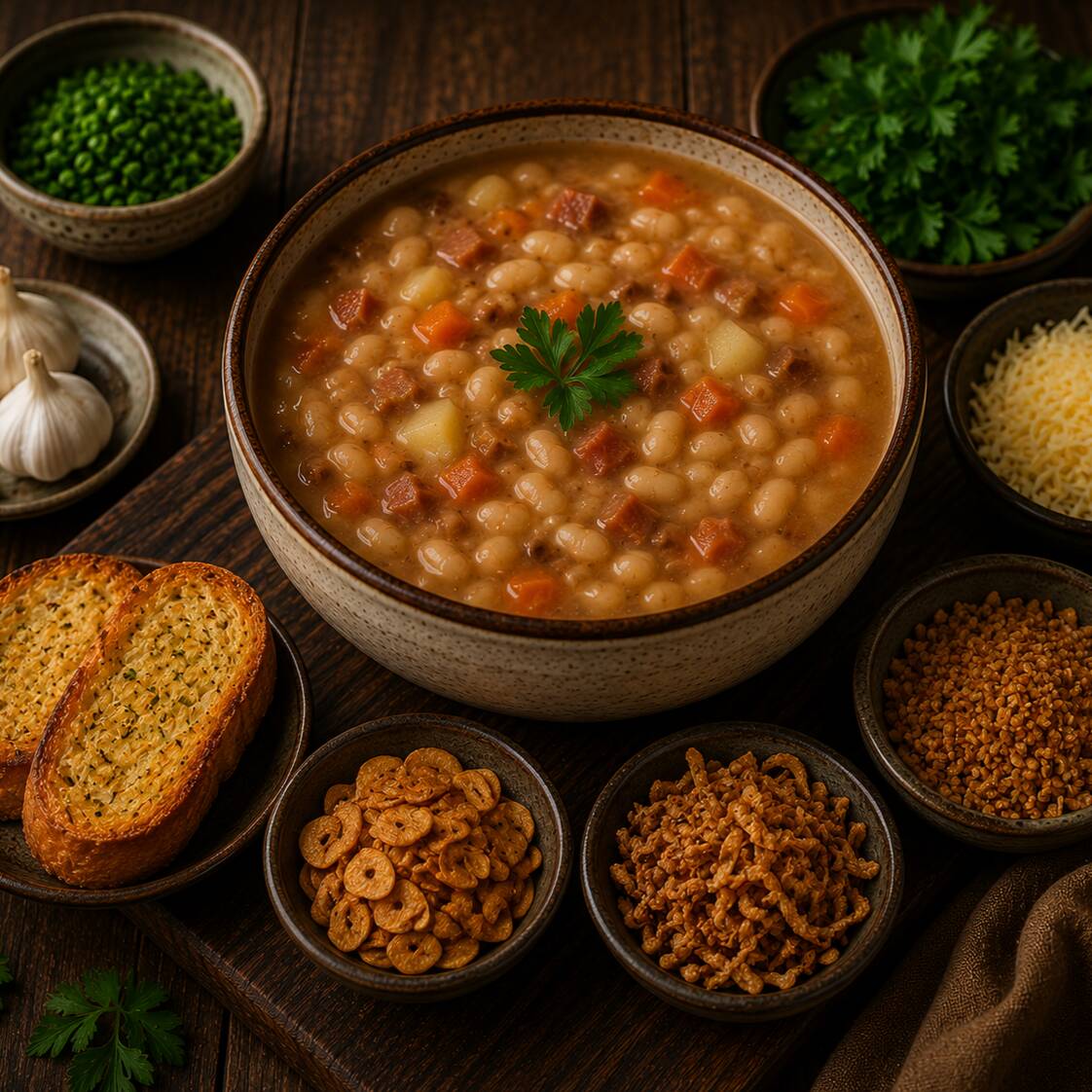 Combo Completo! Acompanha uma Sopa + Bebida e um Acompanhamento de Livre Escolha, Nossos Caldos já Estão Prontos, Portanto Não é possível retirar qualquer item de dentro das sopas.