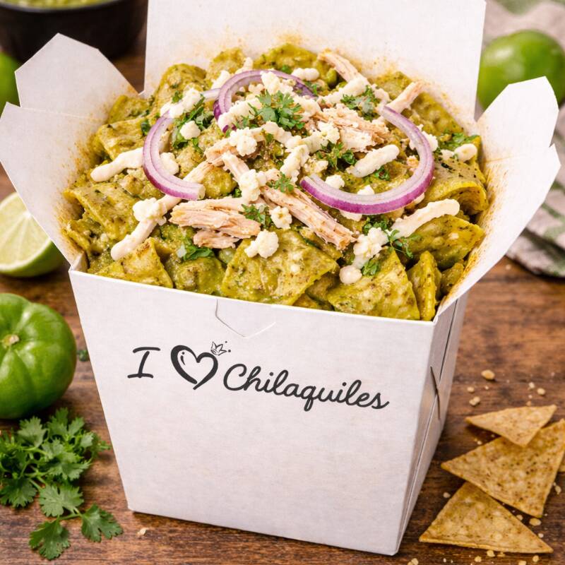 Chilaquiles Verdes con Pollo