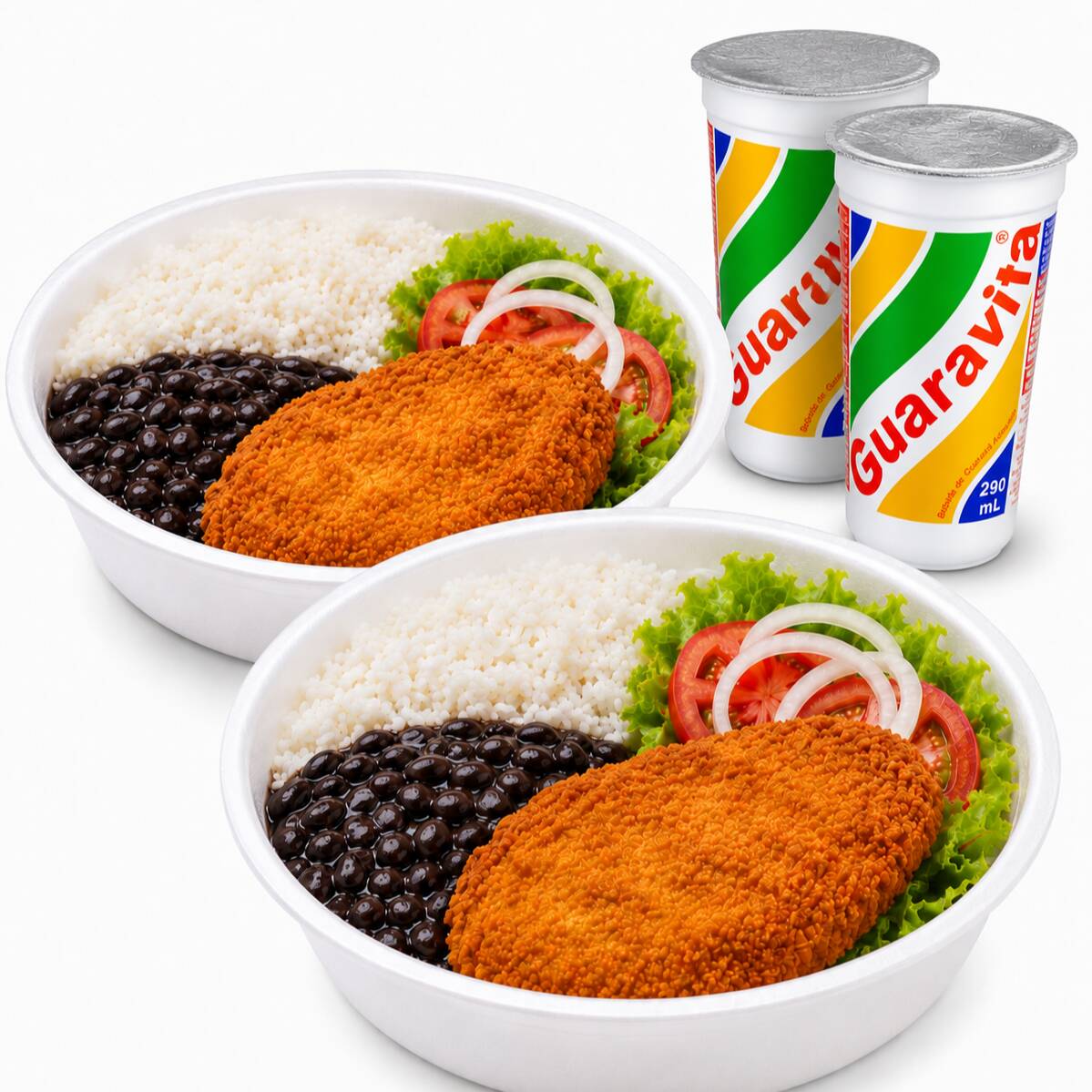 Quentinha de 500ml
Itens: Milanesa de Frango, Feijão, Arroz Branco, Macarrão, Farofa e salada verde
Foto ilustrativa
Delicioso Frango à Milanesa cortado em bife, preparado na farinha de rosca e feito com aquela receita secreta da vovó.
#frango, #frango grelhado, #frango parmegiana, #frango empanado #combo, #entrega gratis #refeicoes #refeições #Marmita #Marmitex #Combos