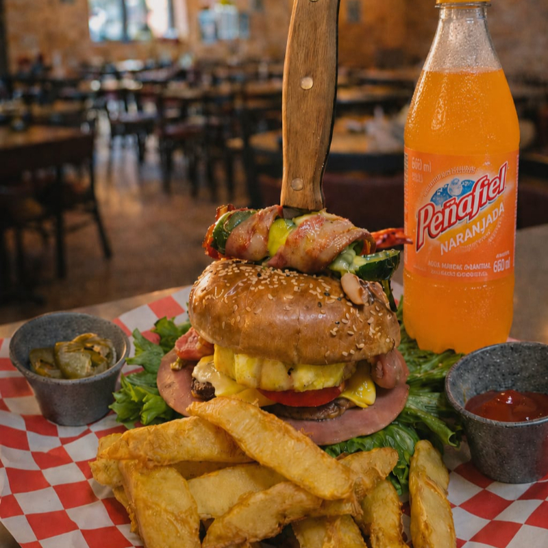 HULA BURGUER+PEÑAFIEL NARANJADA 600 ML.