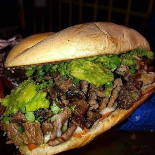 Torta de Carne Asada
