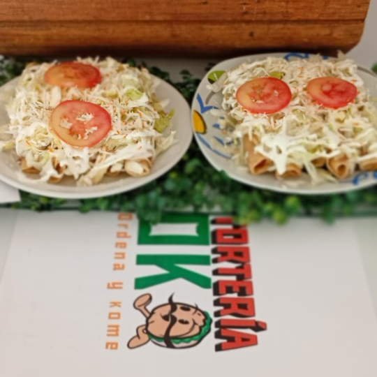 Combo de Tacos Doraros de Pollo 2 Ordenes con 5 Pz