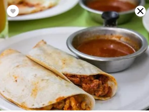 Quezadilla de guisado.