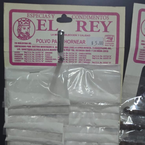 Bolsita de Polvo p/Hornear El Rey