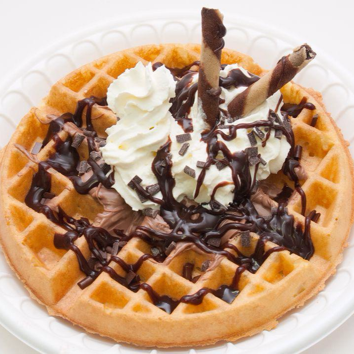 Waffle de NUTELLA y Nuez
