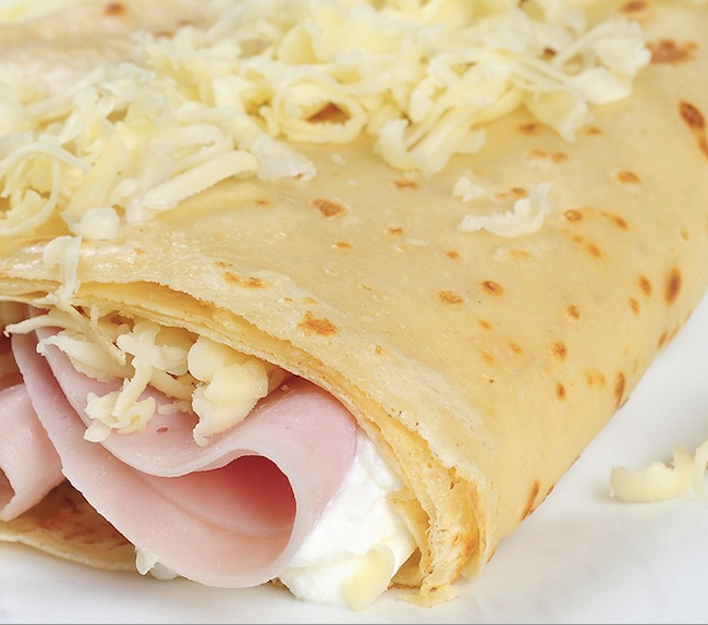 Crepa de Jamón con Queso