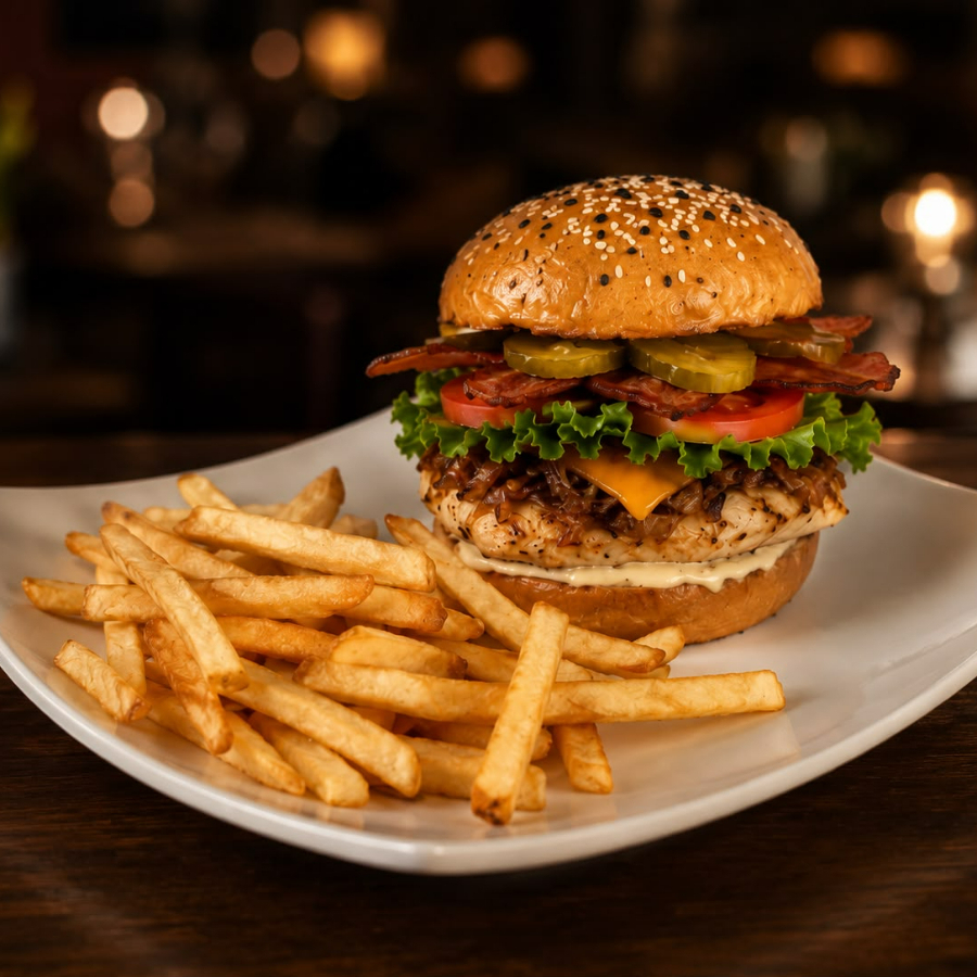 Combo Hamburguesa de Pollo