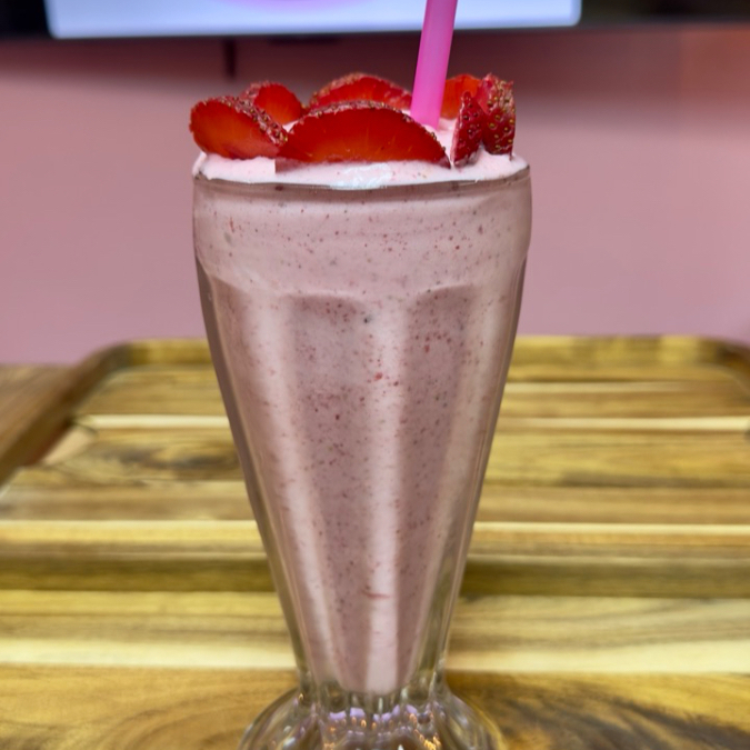 Malteada de Fresa 16 Oz
