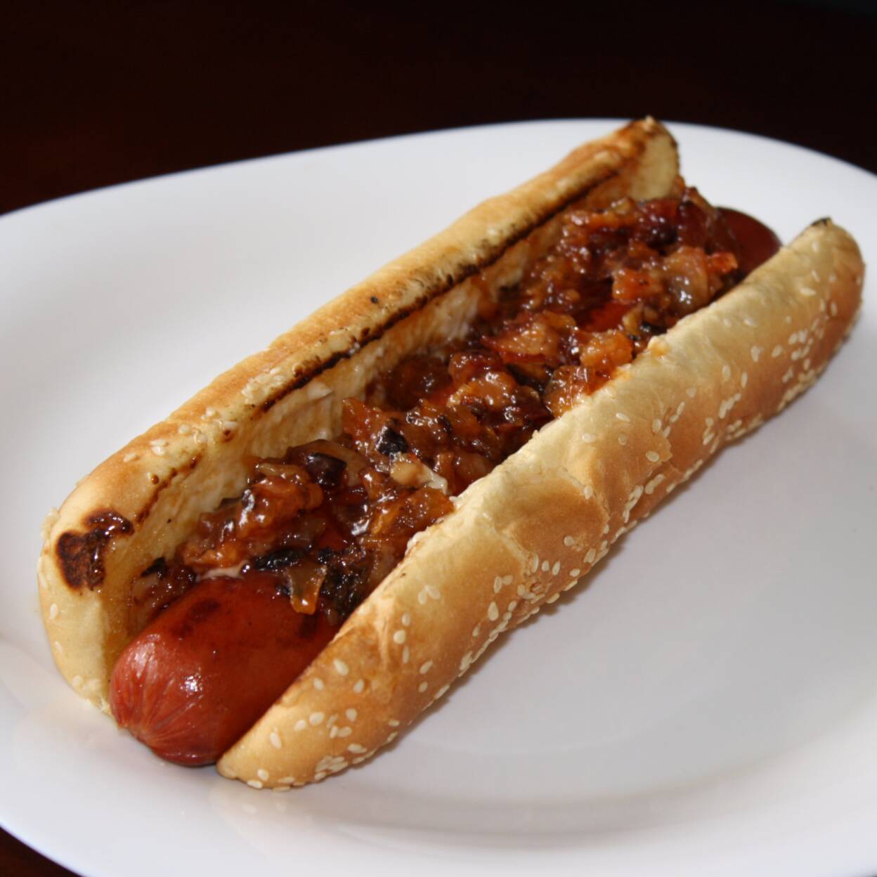 Hot Dog Jumbo Mermelada de Tocino