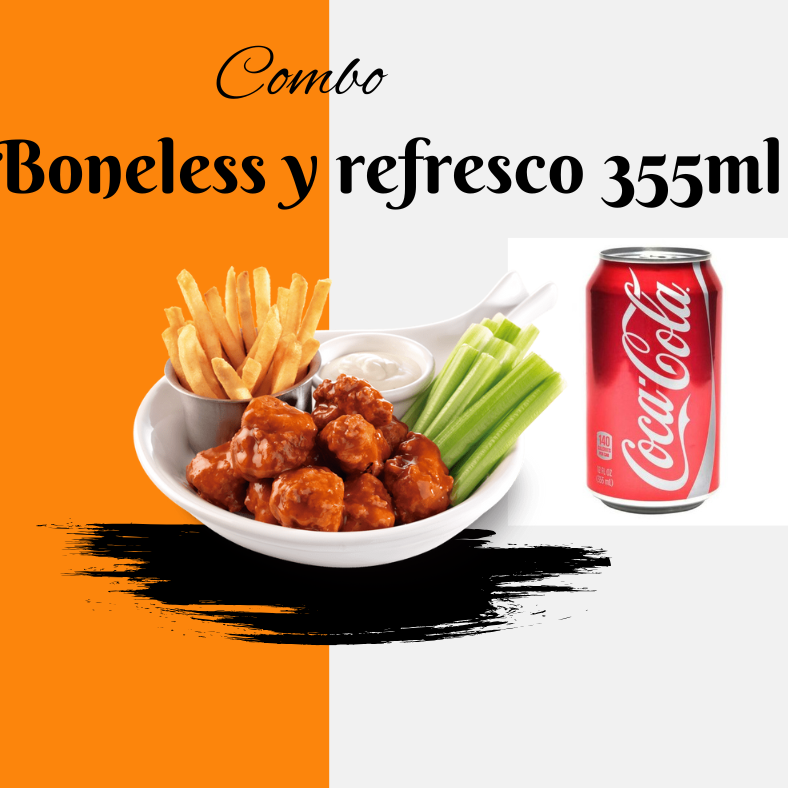 Boneless y Refresco 355 Ml