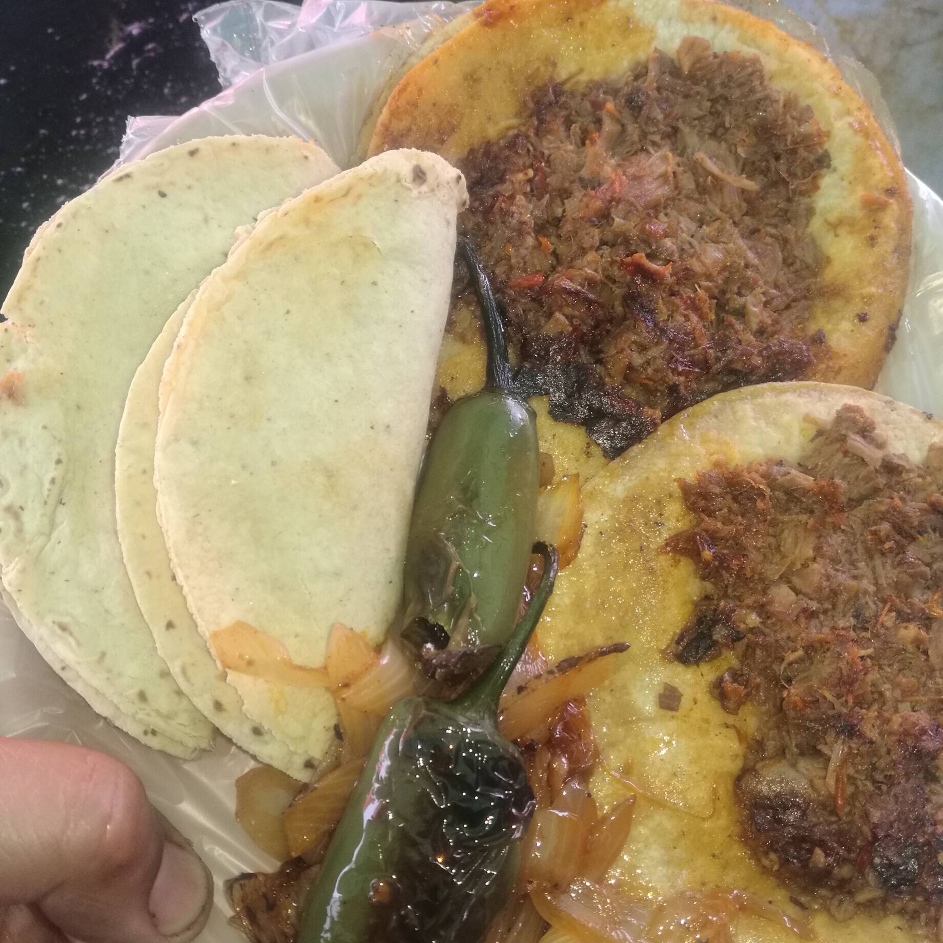 Taco Blando de Barbacoa
