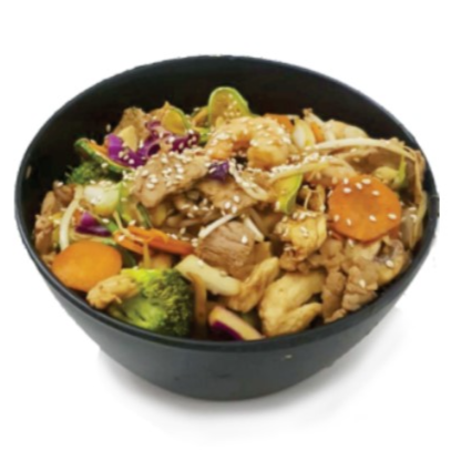 Teppanyaki con Camarón