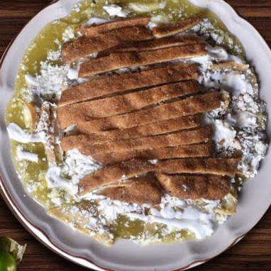 Chilaquiles con Milanesa