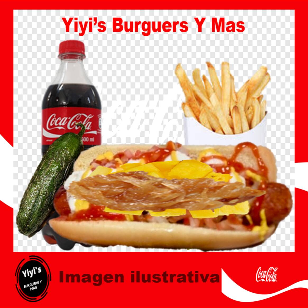Combo Hot Dog Hawaiano Papas y Refresco