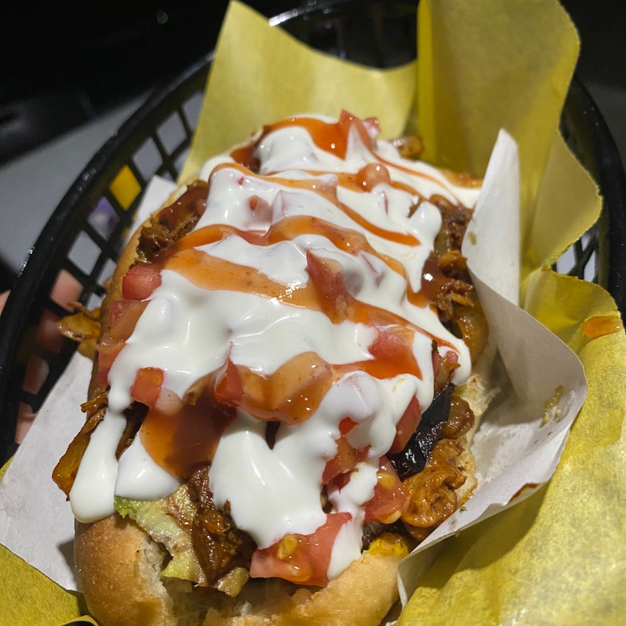 Hot Dog Con Papas Fritas