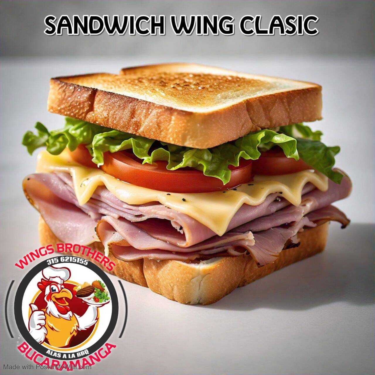 Sandwich Wings Clasic