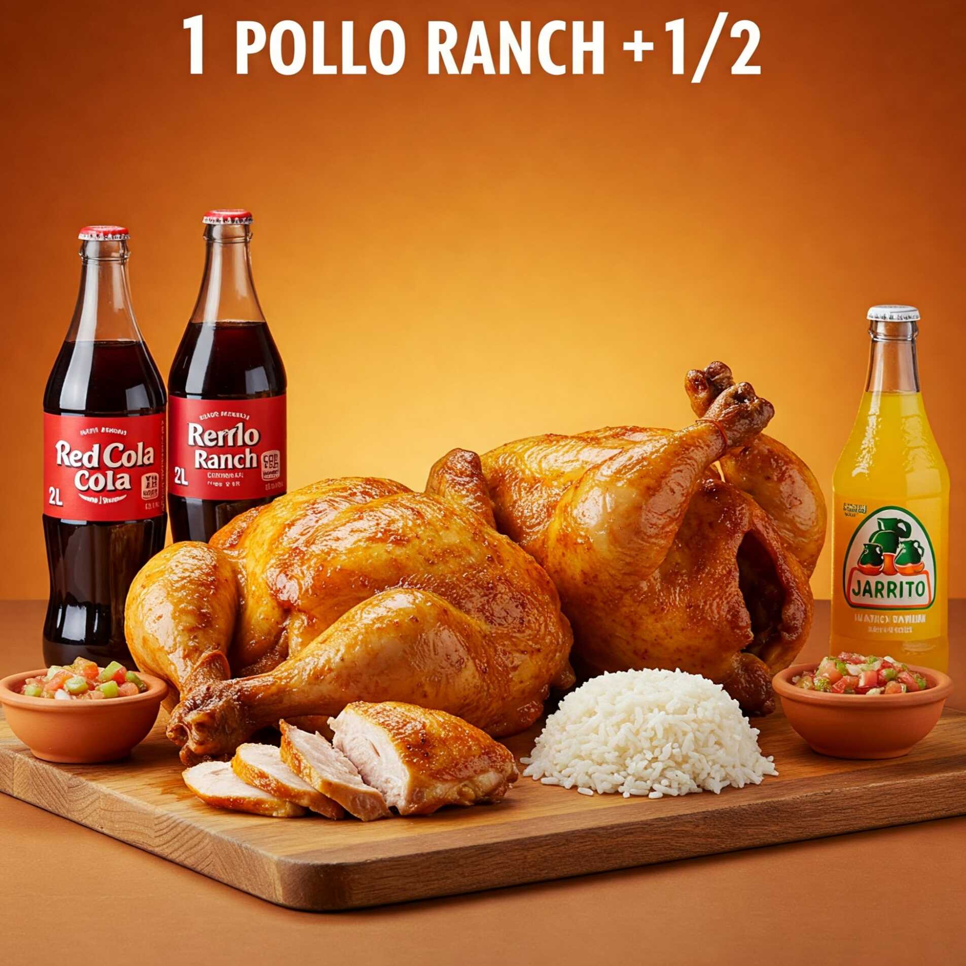 Combo Pollo Ranch + 1/2 Rost