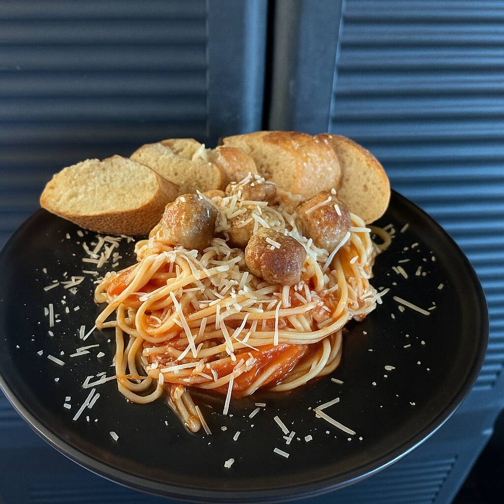 Spaghetti Con Albondigas
