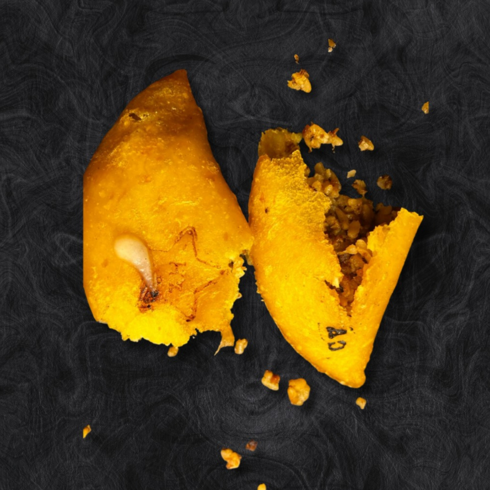 Empanada de Carne con Arroz