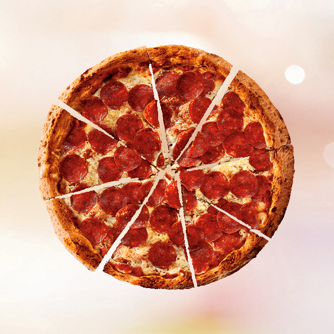 O gênio escutou seu pedido. Massa levinha coberta com muuuito pepperoni, mussarela derretida e molho de tomate caseiro. Finalizada com mel pra dar aquele toque agridoce perfeito. É de dar água na boca.