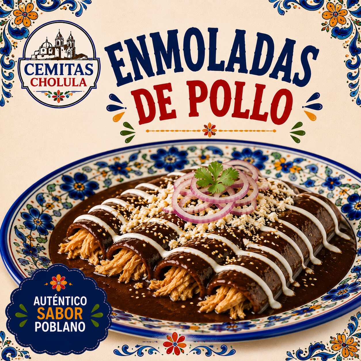 Enchiladas de mole