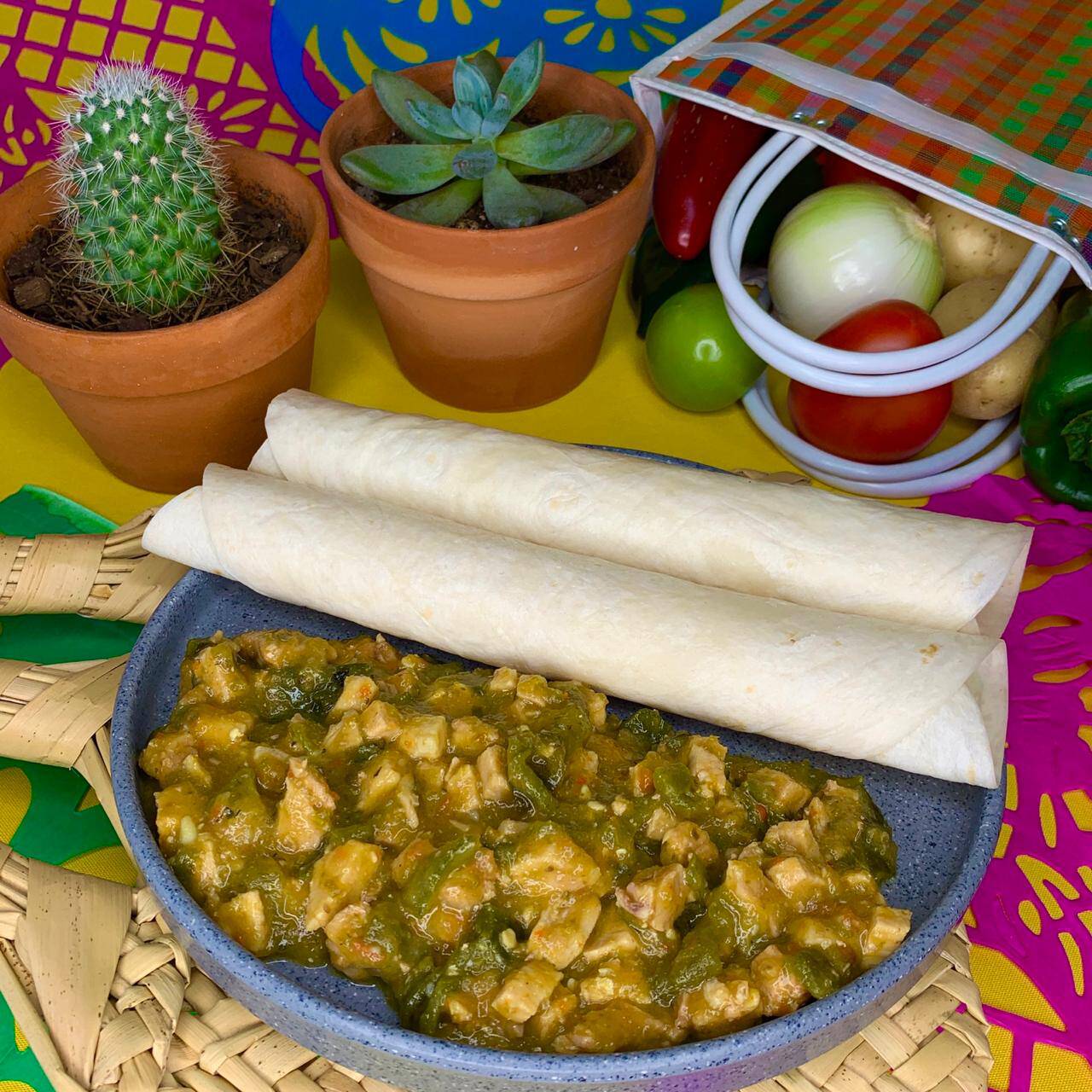 Burrito asado verde