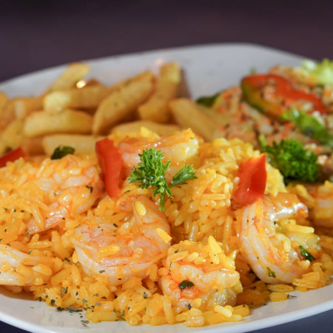 Arroz con Camarones