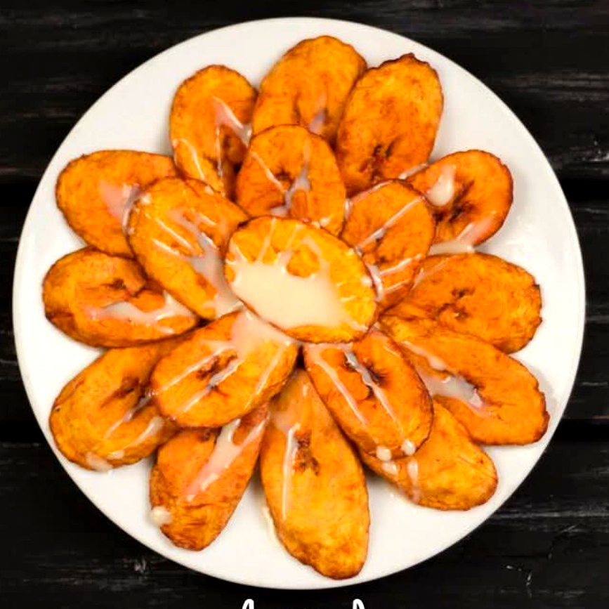 PLATANITOS FRITOS CON LECHERA
