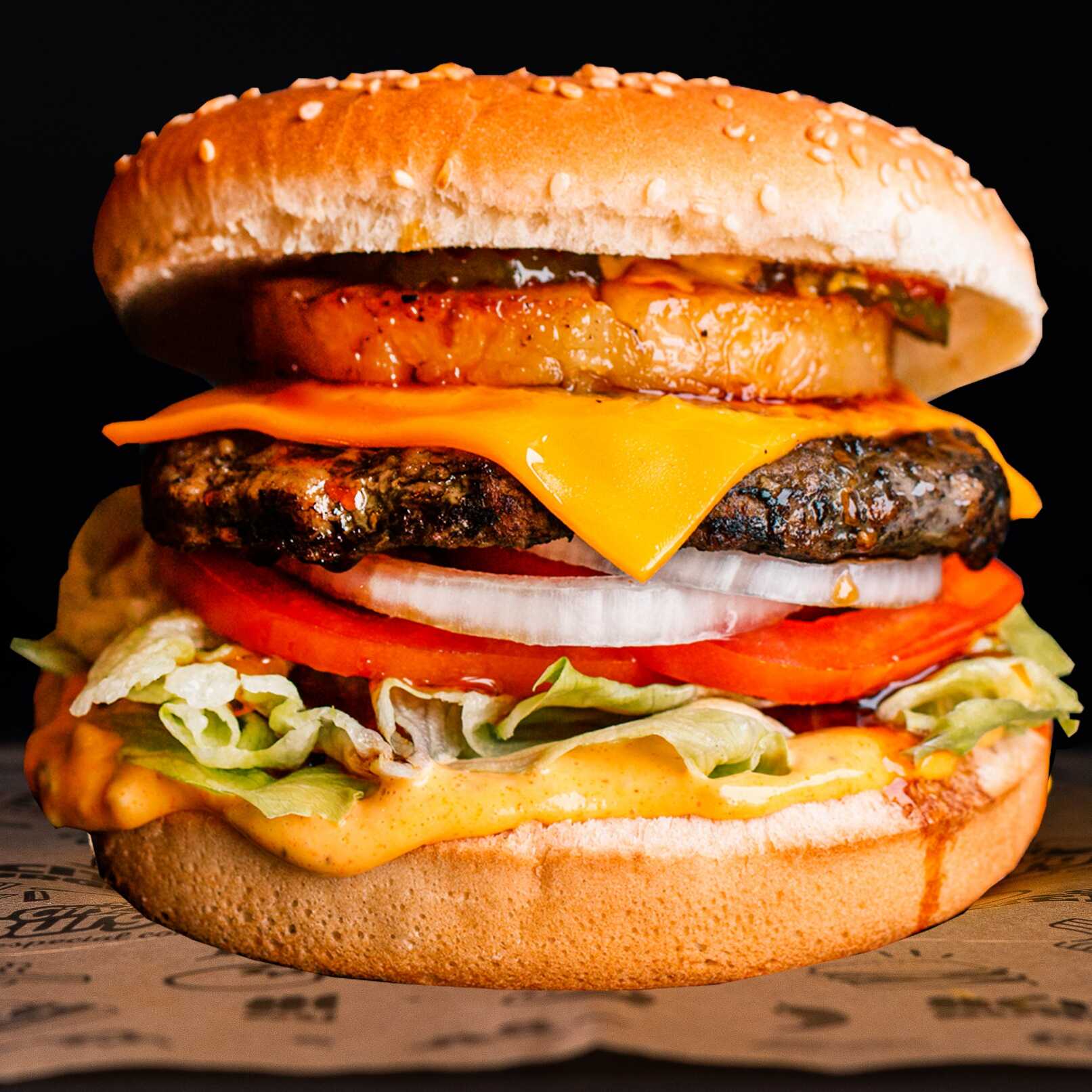 Hamburguesa Hawaiiana