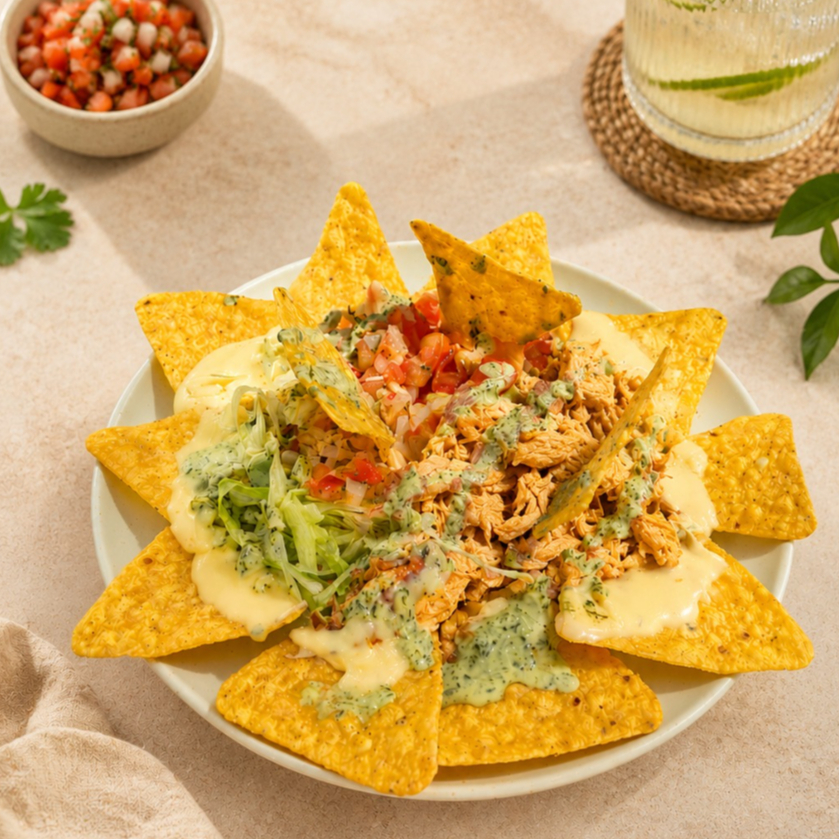 Super Nachos de Pollo