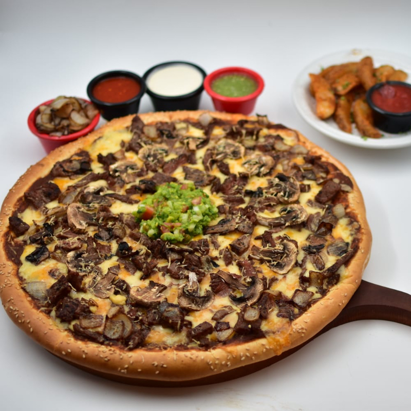 Pizza de Arrachera