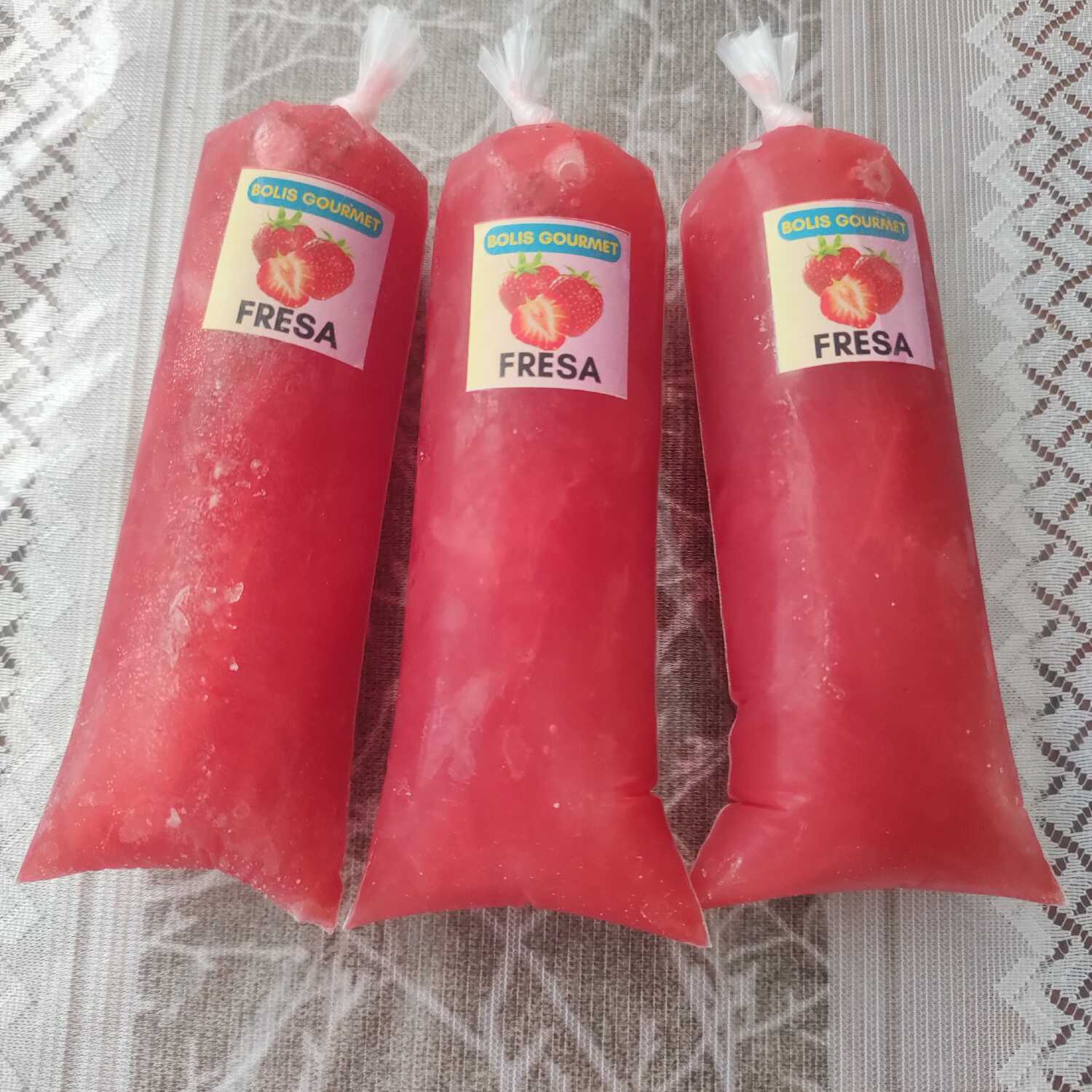 Boli de Agua de Fresa