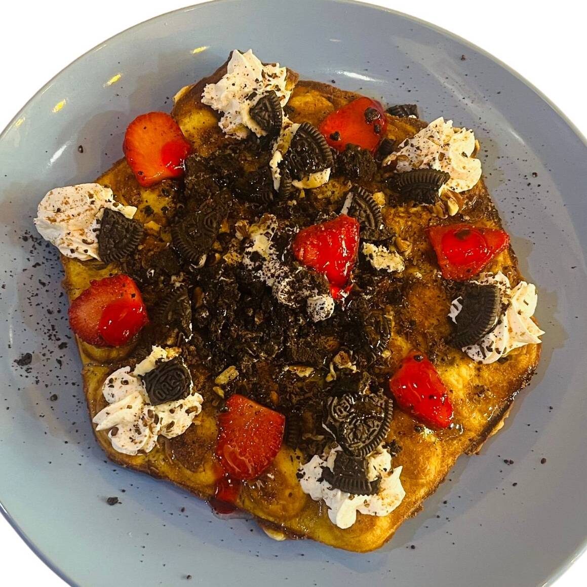 Waffle de Oreo