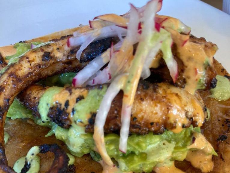 Taco de Pulpo Zarandeado