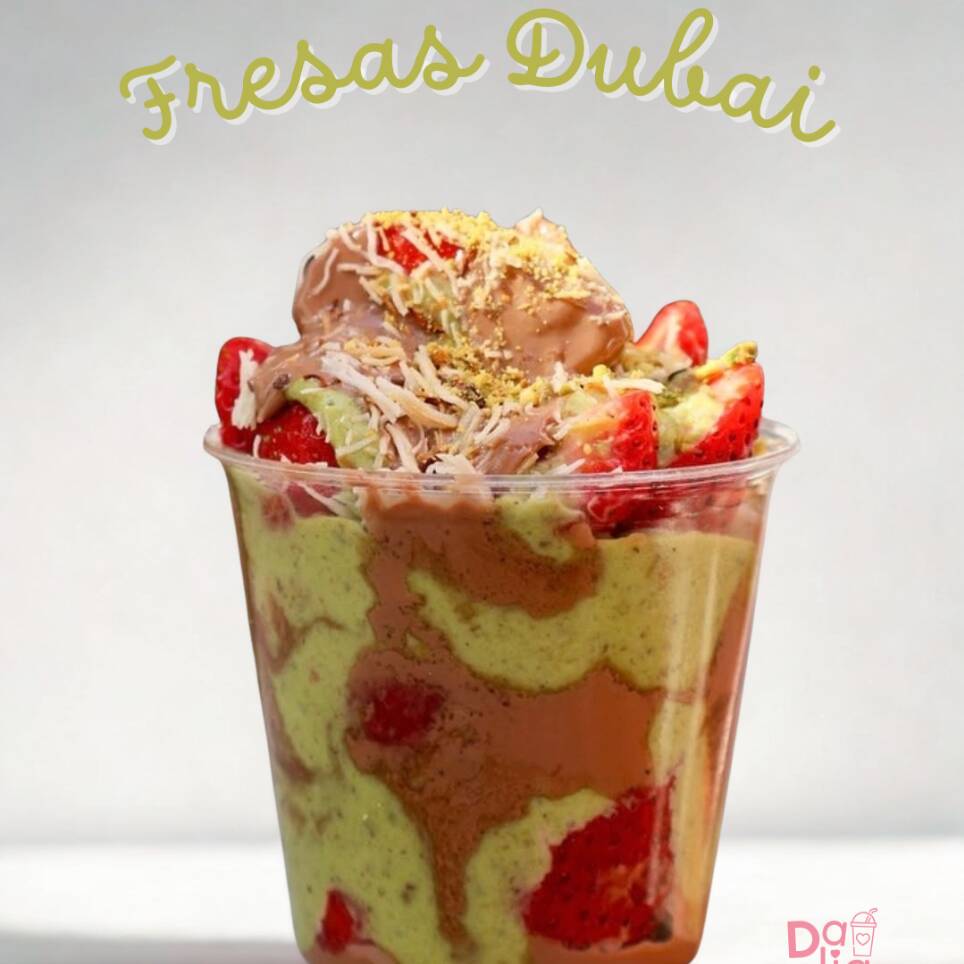 Fresas Dubai Vaso Chico
