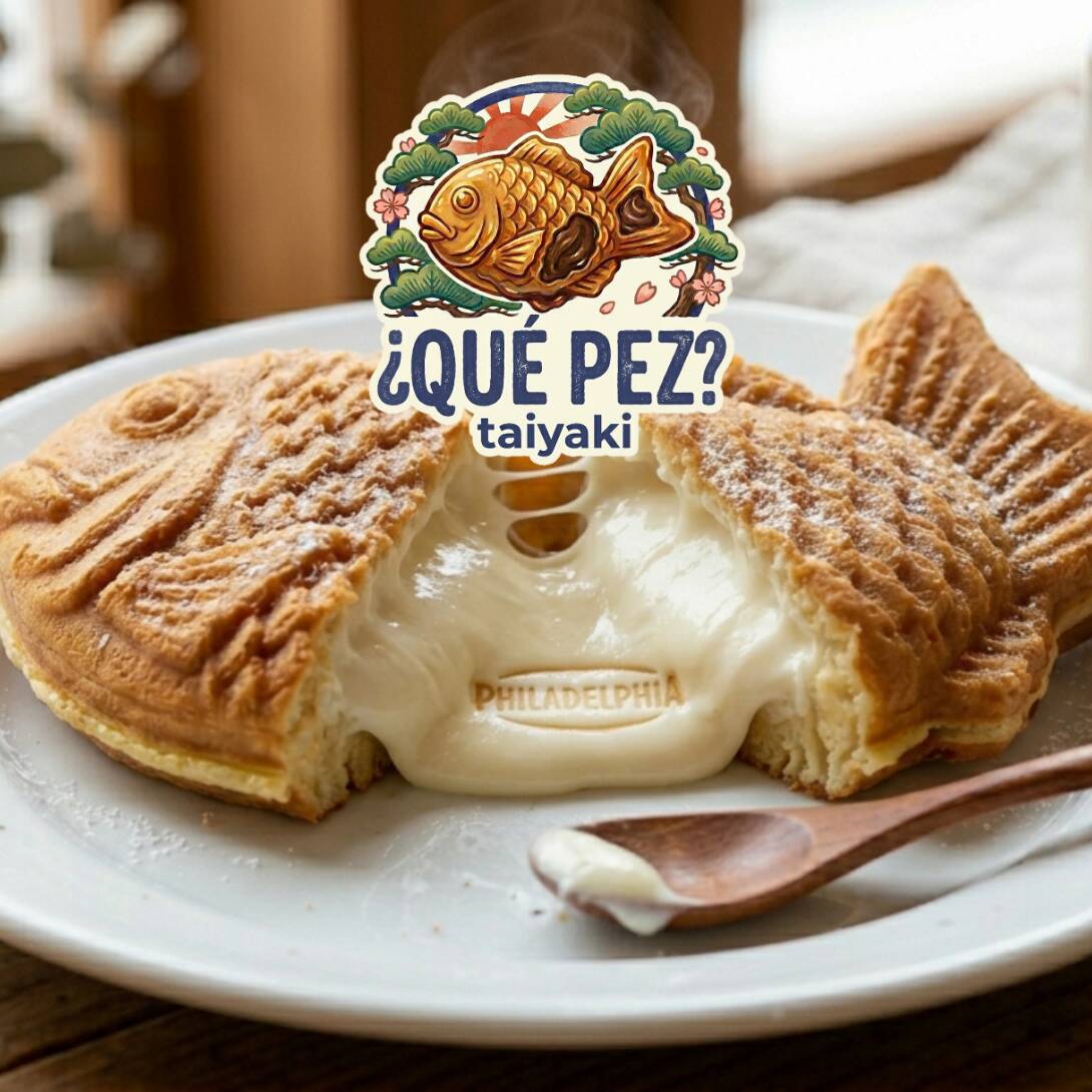 Taiyaki Relleno de Queso