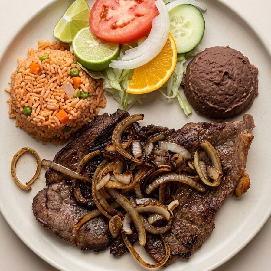Cecina Encebollada