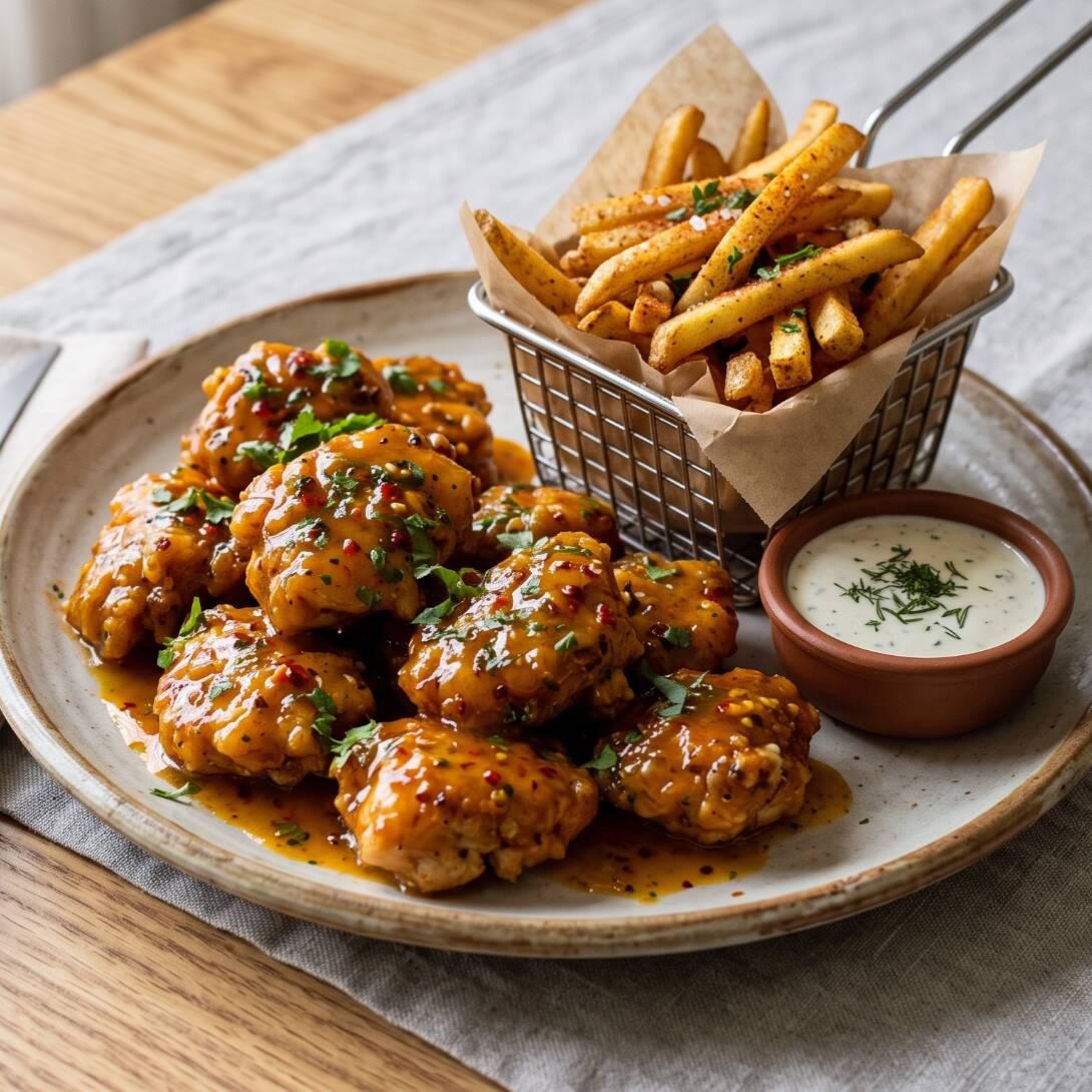 ORDEN DE BOUNELES MANGO HABANERO CON PAPAS