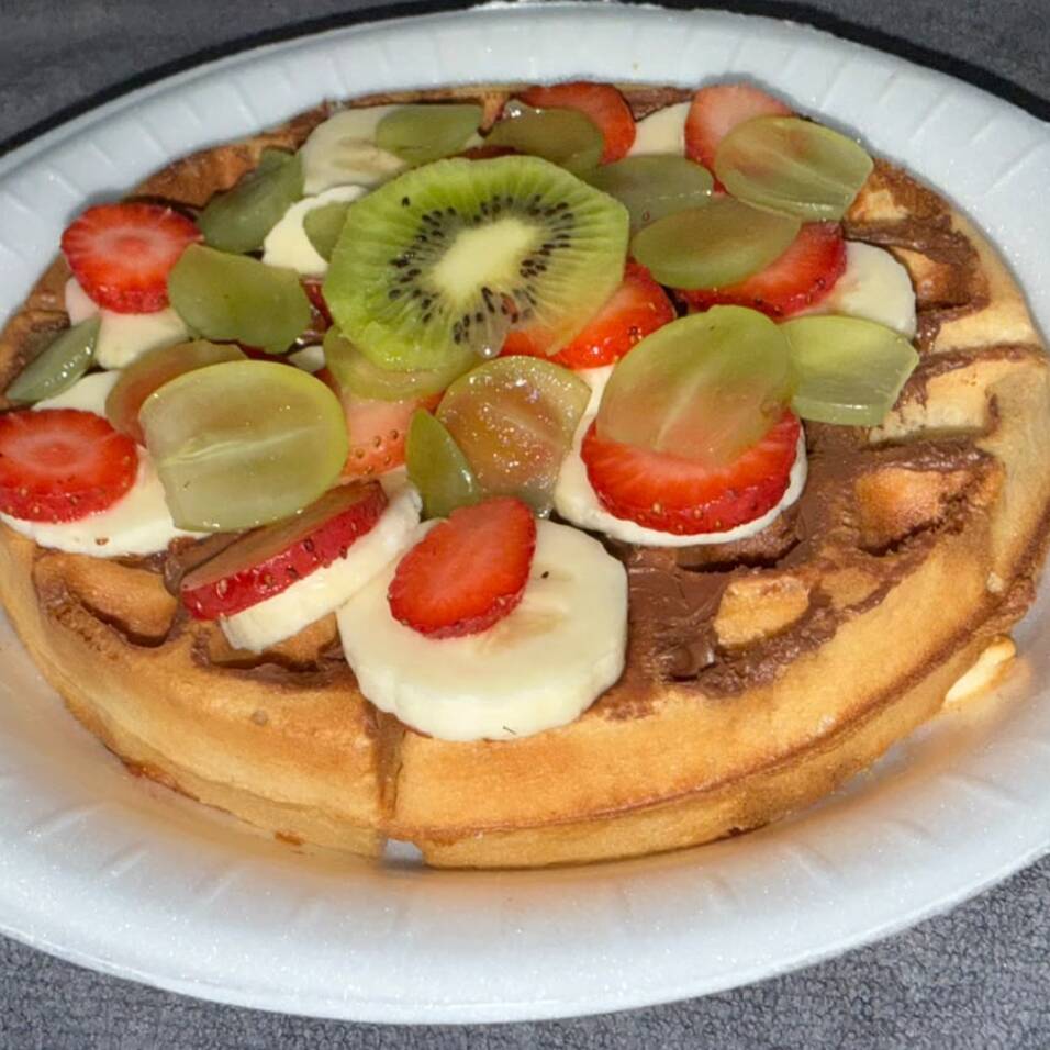 WAFFLE CON FRUTA
