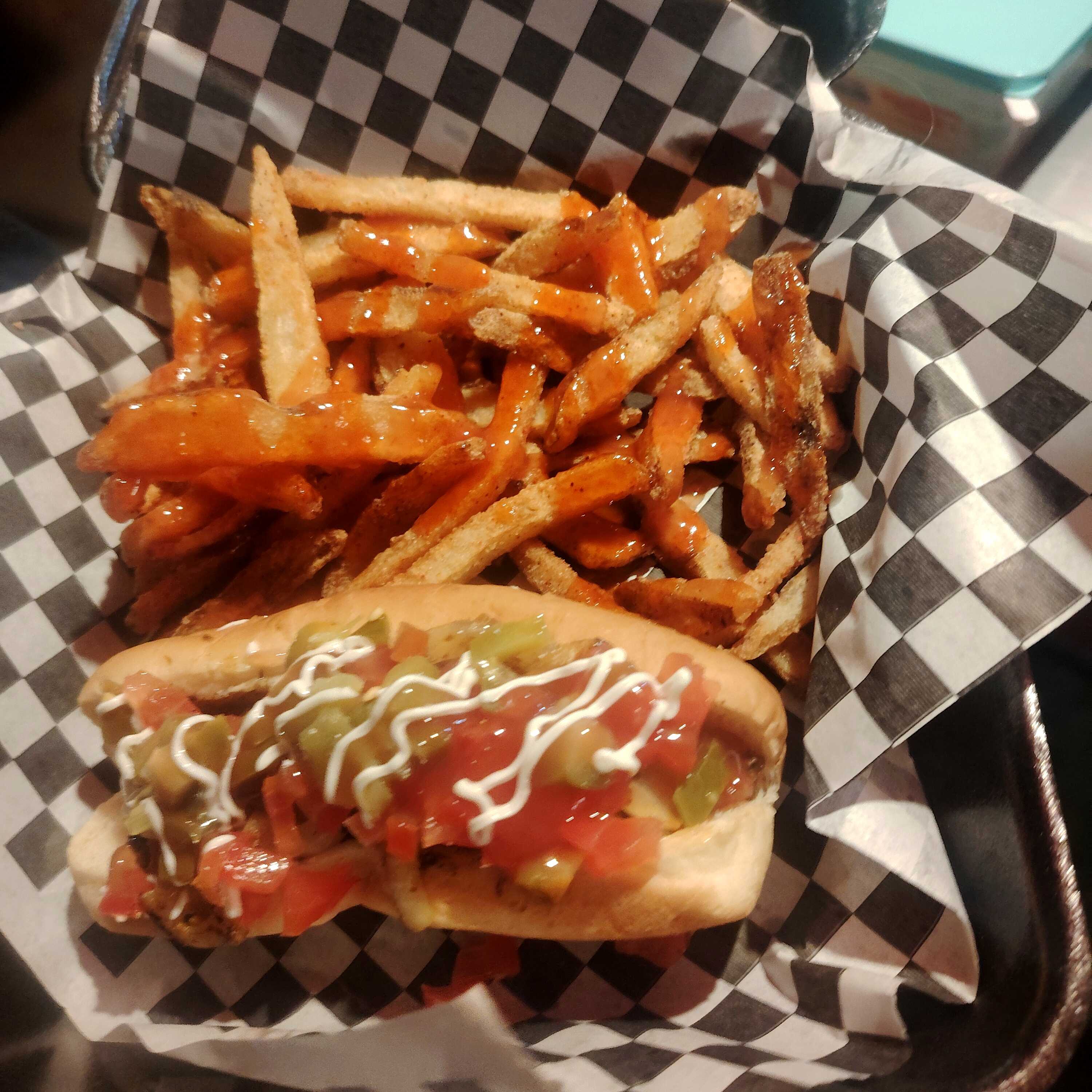Hot Dog con Papas