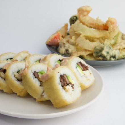 Rollo + Verduras Tempura