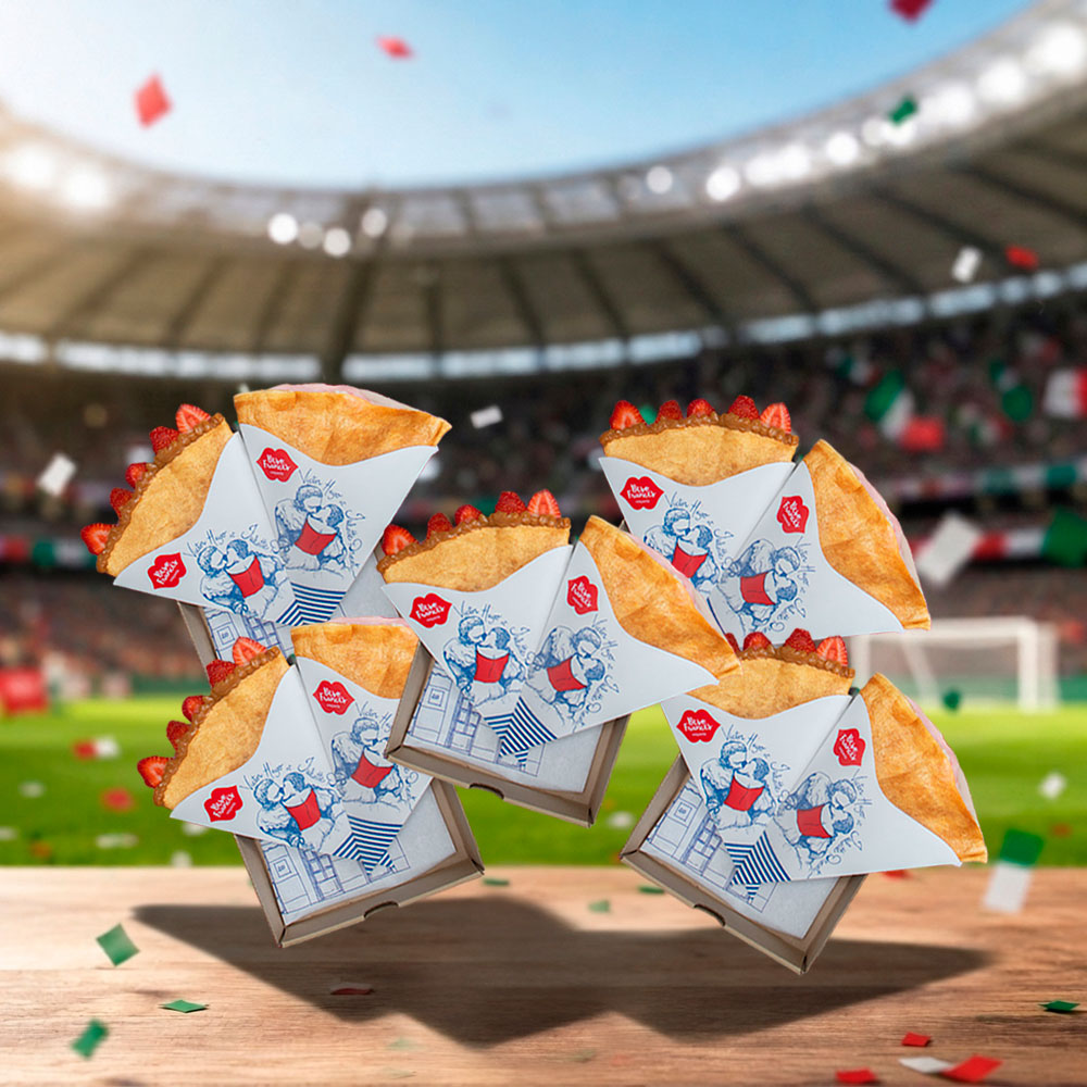 Paquete futbolero: 10 crepes