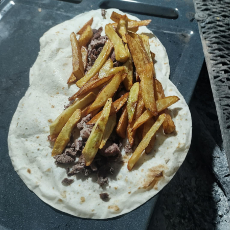TORTILLON DE CARNE ASADA