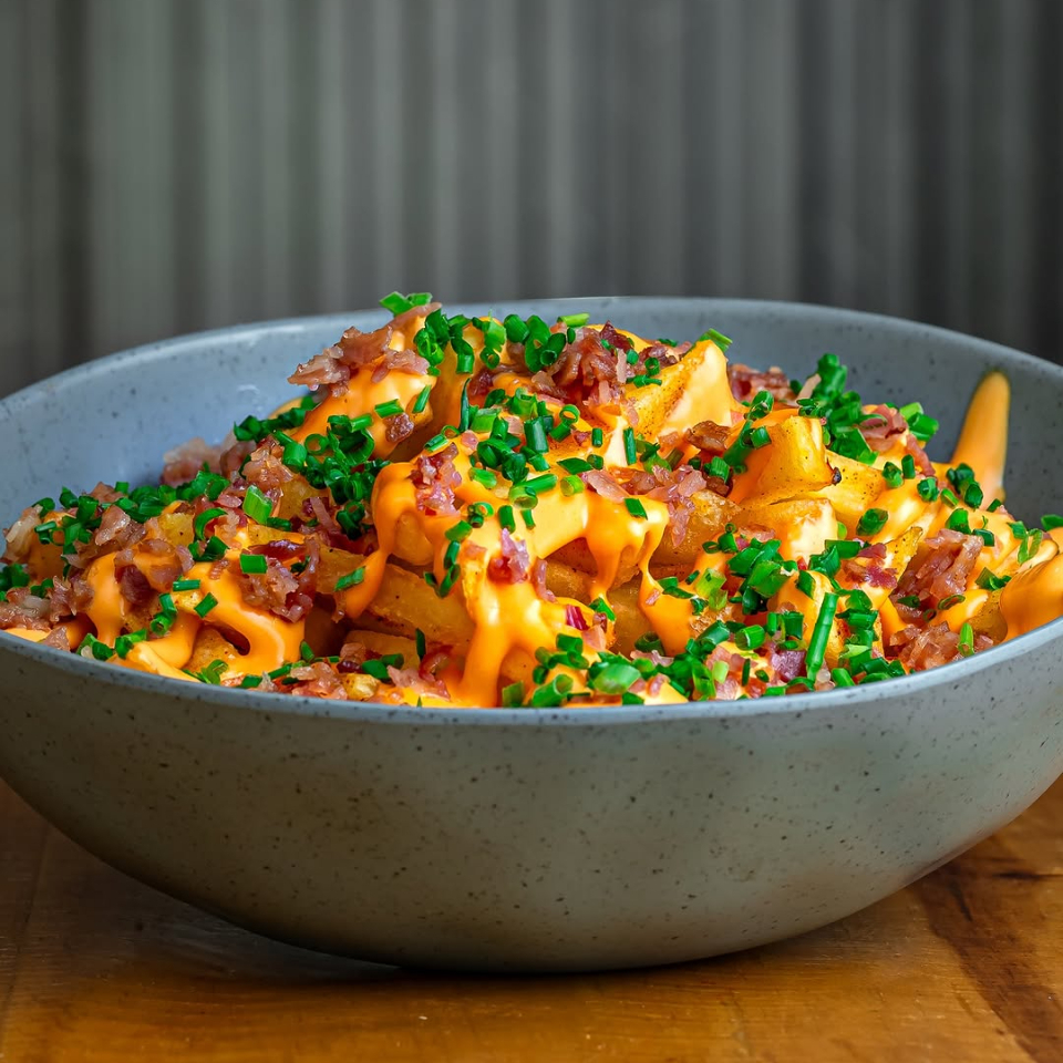 Cheese  & Bacon Fries Talla S